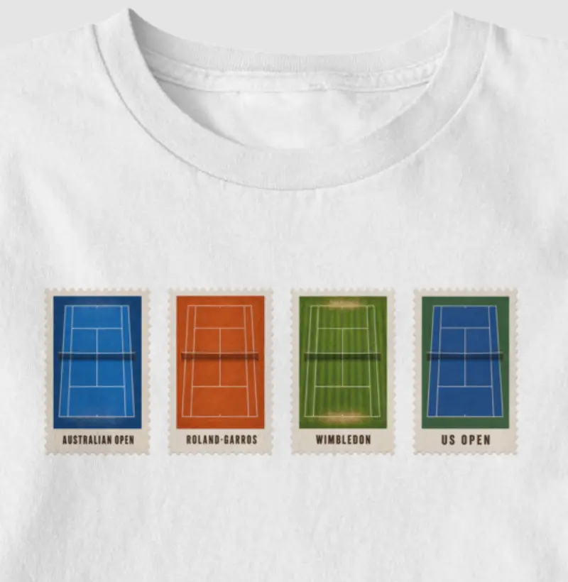 Camiseta Grand Slams (masculino) - Camiseta