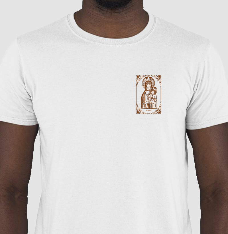 Camiseta Virgem Maria e Menino Jesus