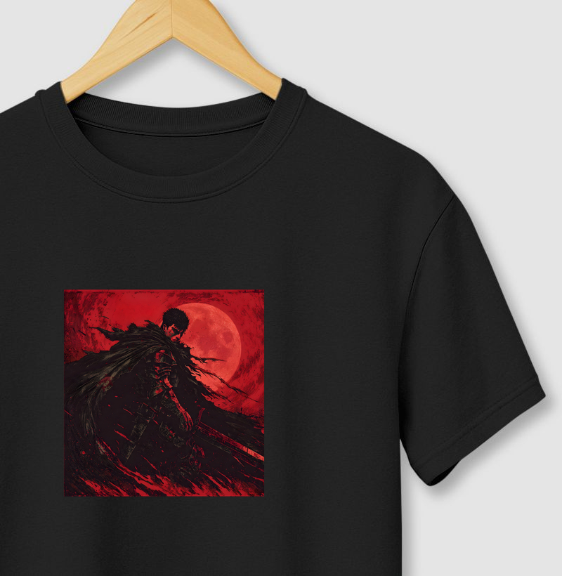 Camiseta Crimson Moon Wanderer