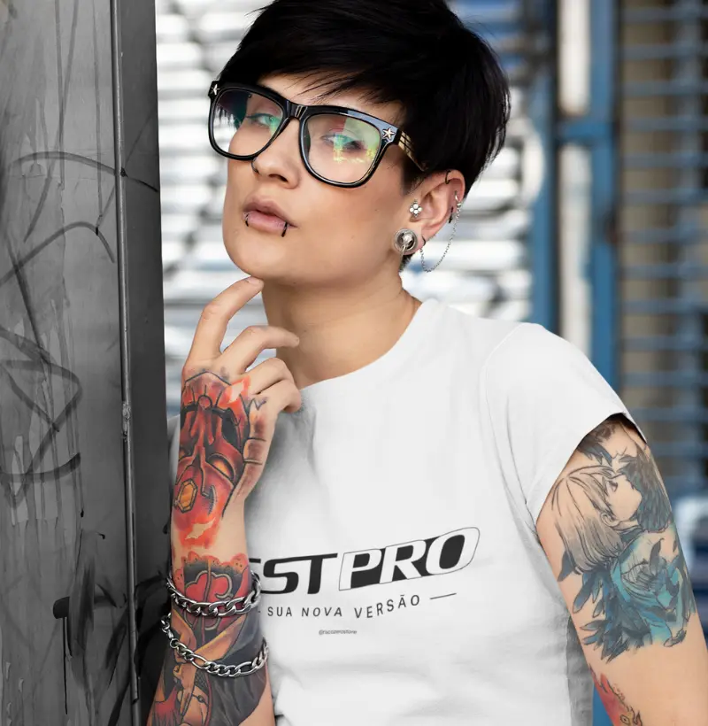 T-Shirt Feminina Branca - SST PRO