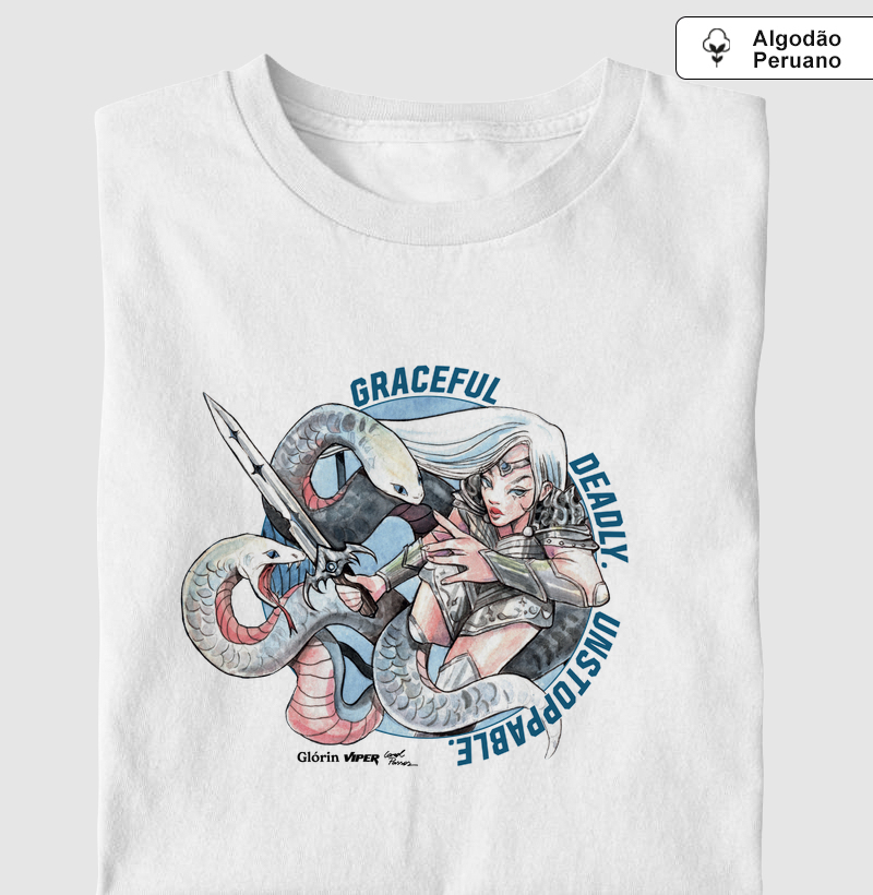 Loryn - Guardiãs Viper - Camiseta Algodão Peruano