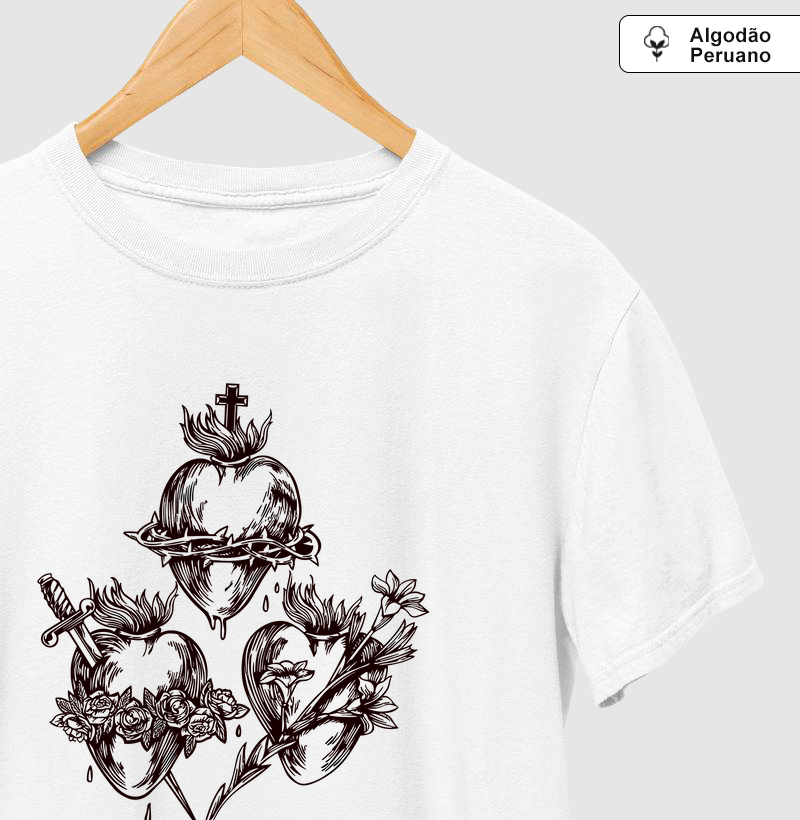 Sagrados Corações Algodão Peruano