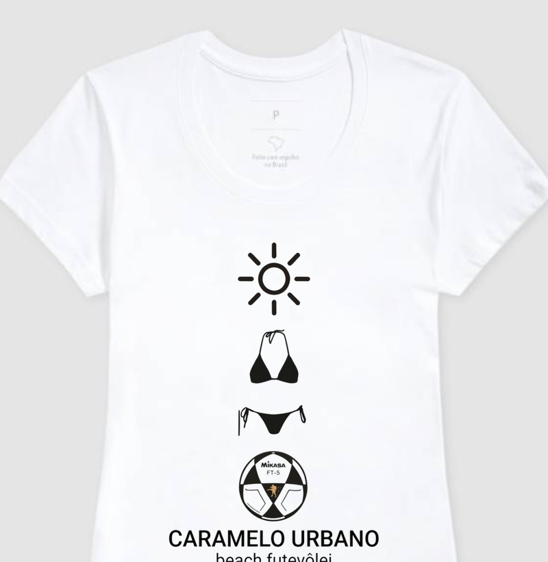 Caramelo Esporte Futevolei Minimalista