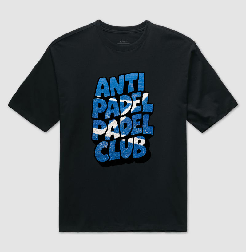 Camiseta Anti Padel Padel Club Quadra Azul