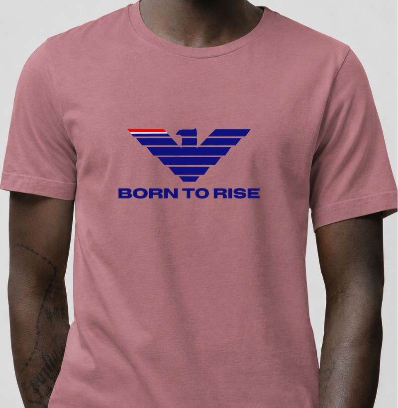 🦅 BORN TO RISE | O Poder de Quem Nasceu para Superar Mais do que uma estampa, Born to Rise é uma declaração de força, atitude e propósito. Inspirada na majestade da águia, símbolo universal de liderança, visão e liberdade, esta obra transmite a mentalidade daqueles que não aceitam limites e transformam desafios em conquistas. - Camiseta