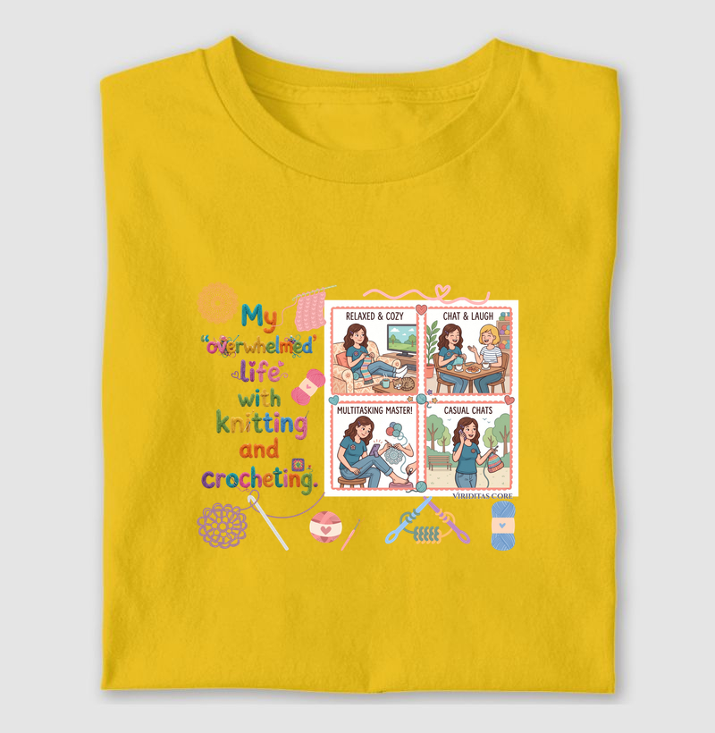 Crocheting and knitting