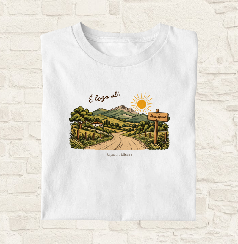 É logo ali - Camiseta