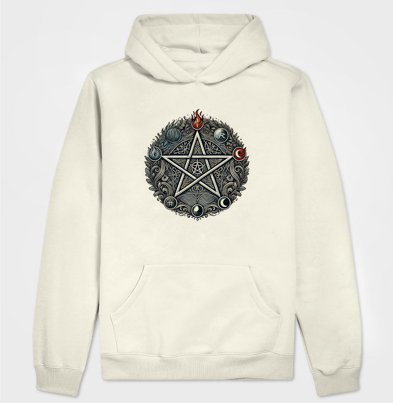 Pentagrama com os 5 Elementos