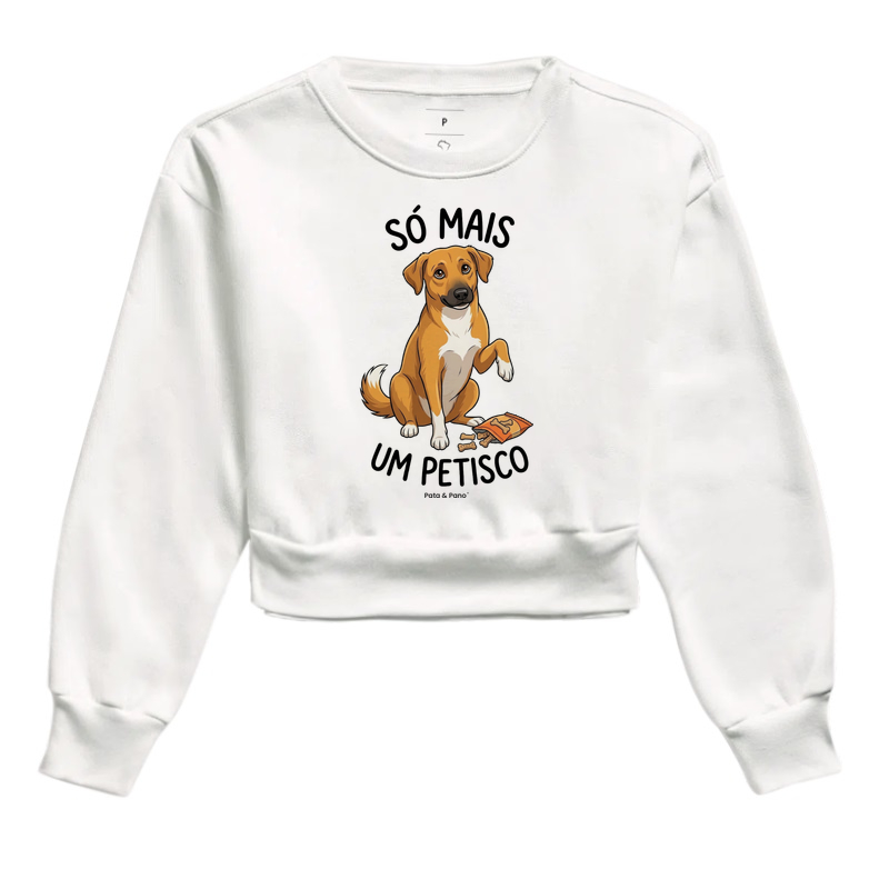 CROPPED MOLETOM VIRA-LATA PETISCO