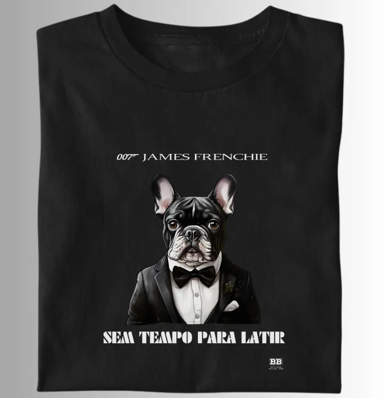 Camiseta Bulldog Frances "James Frenchie"