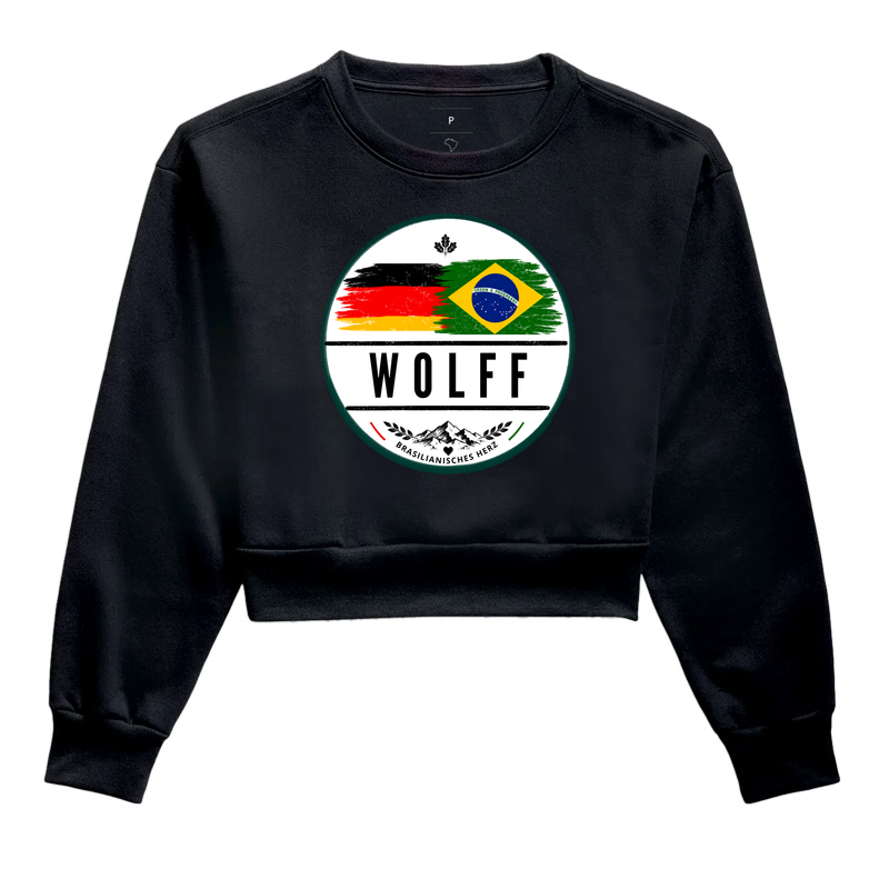 Wolff  - Cropped Moletom
