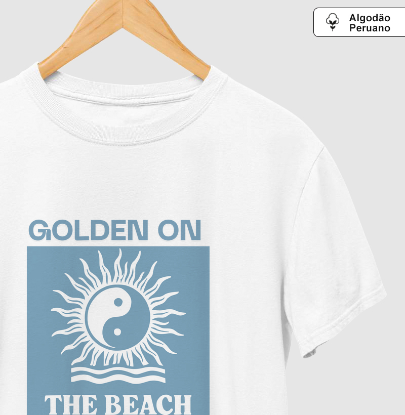 Golden on The beach