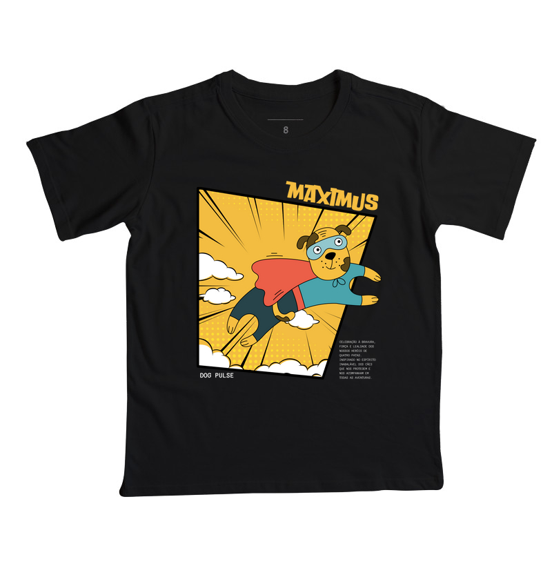 Camiseta Infantil Dog Pulse Maximus - Espírito Inabalável 