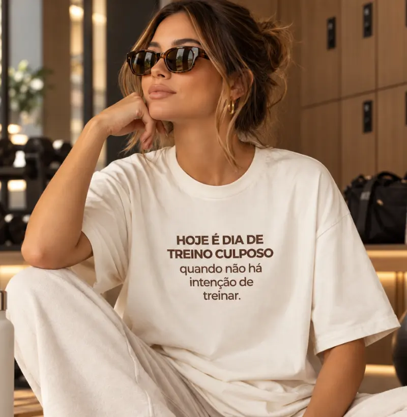Treino culposo - Camiseta Oversized