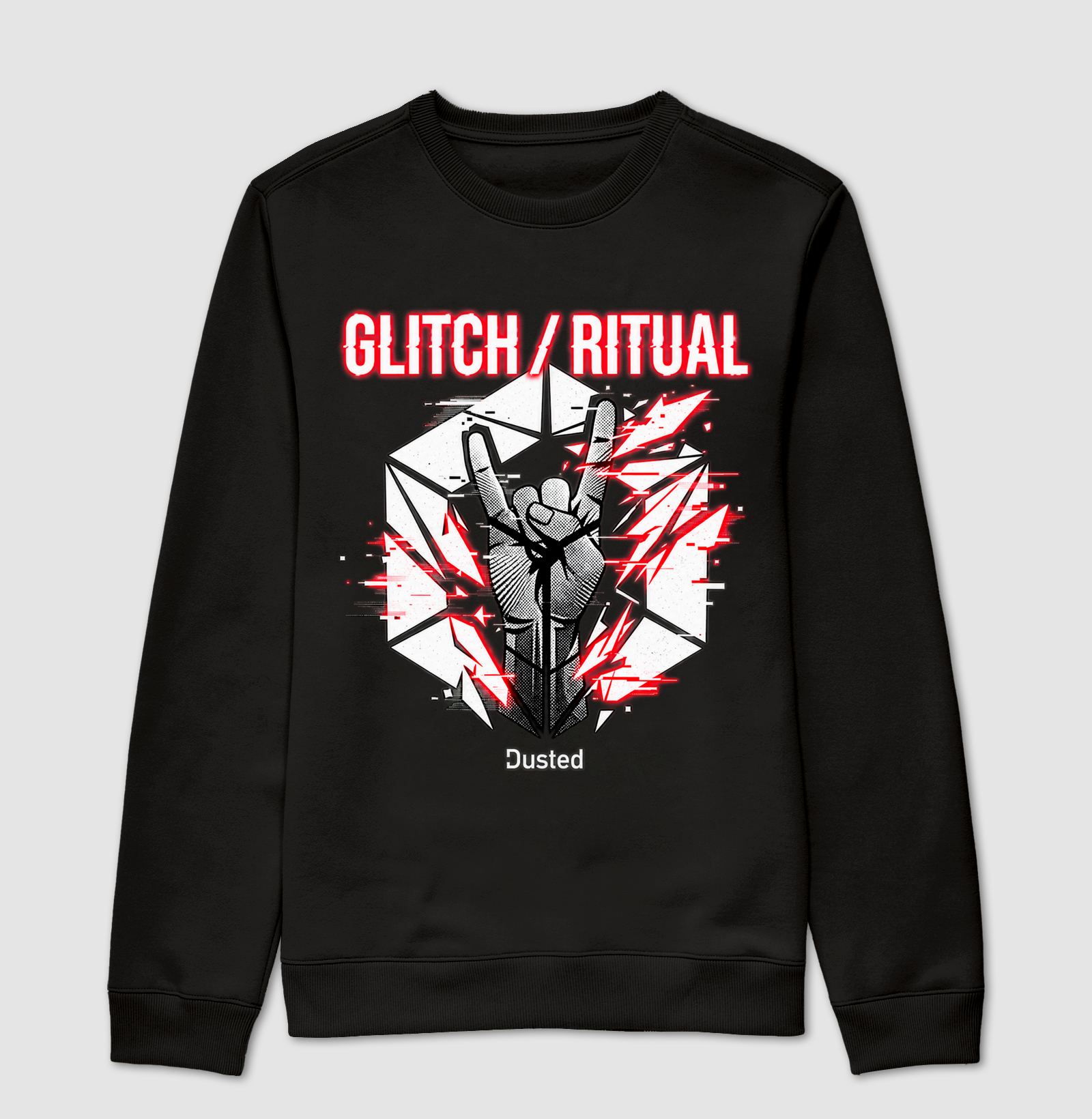 Glitch Ritual - Suéter Moletom