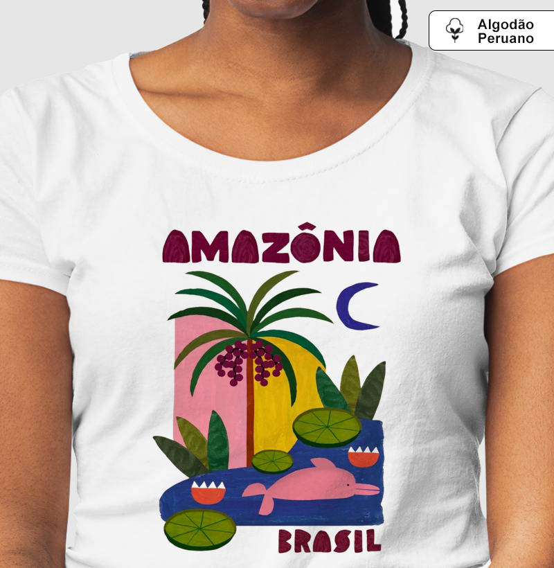 Camiseta Algodão Peruano Amazônia 