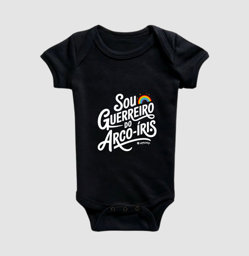 Sou Guerreiro do Arco-Íris Minimalista