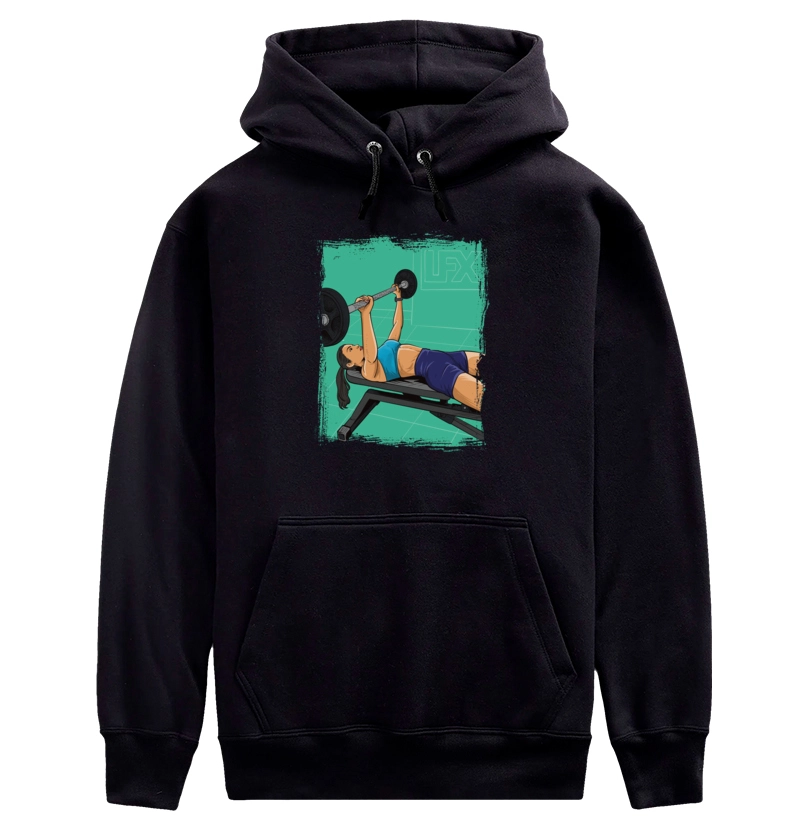 Mulher fazendo Supino V01