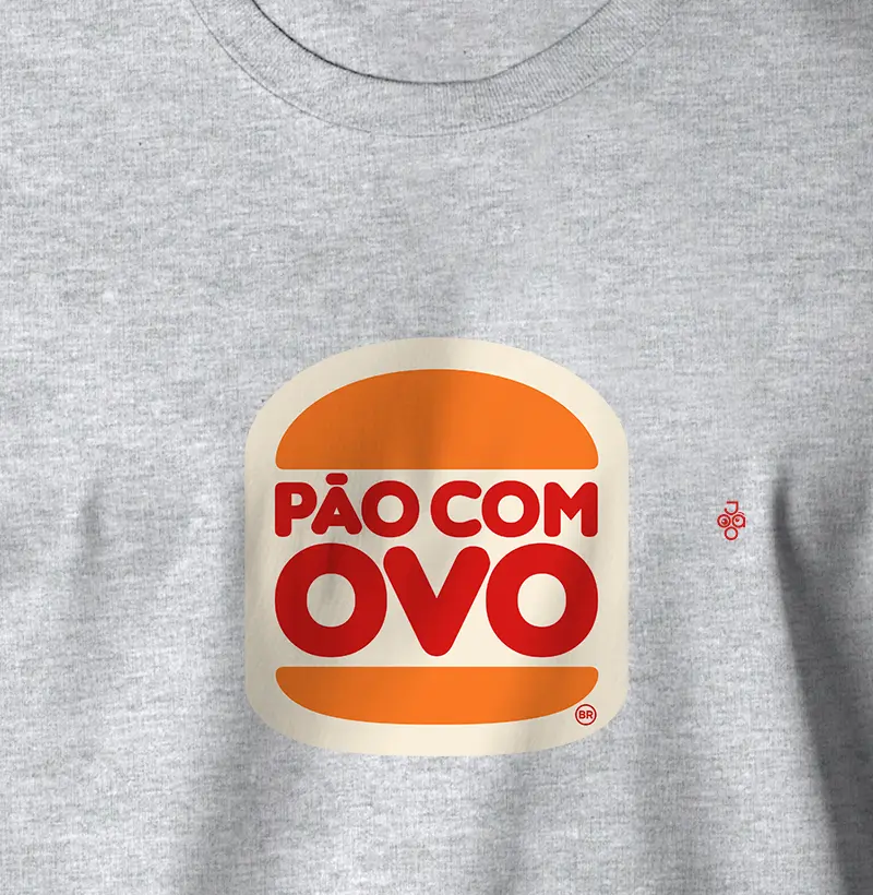 Camiseta Pão com ovo