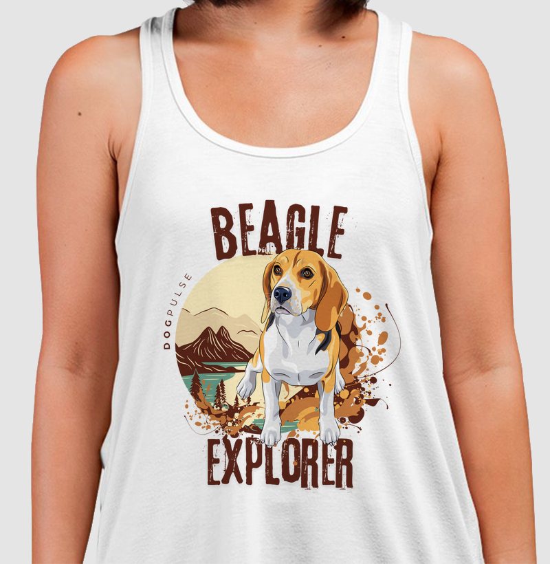 Camiseta Regata Dog Pulse Beagle Explorer – Trailblazer Spirit