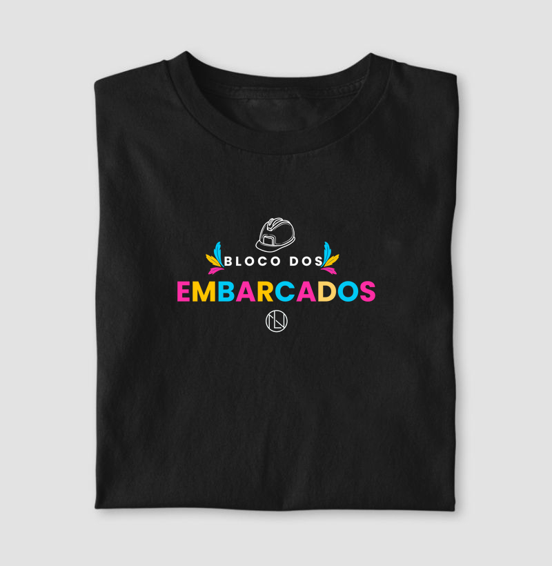 Camiseta Bloco dos Embarcados Colorida