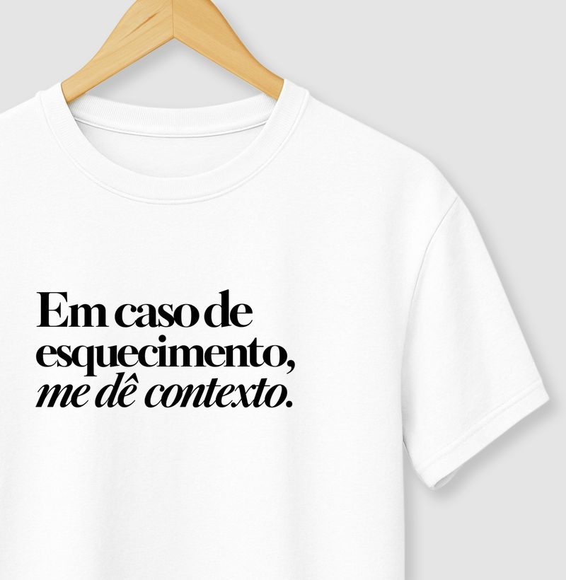 Em caso de esquecimento...