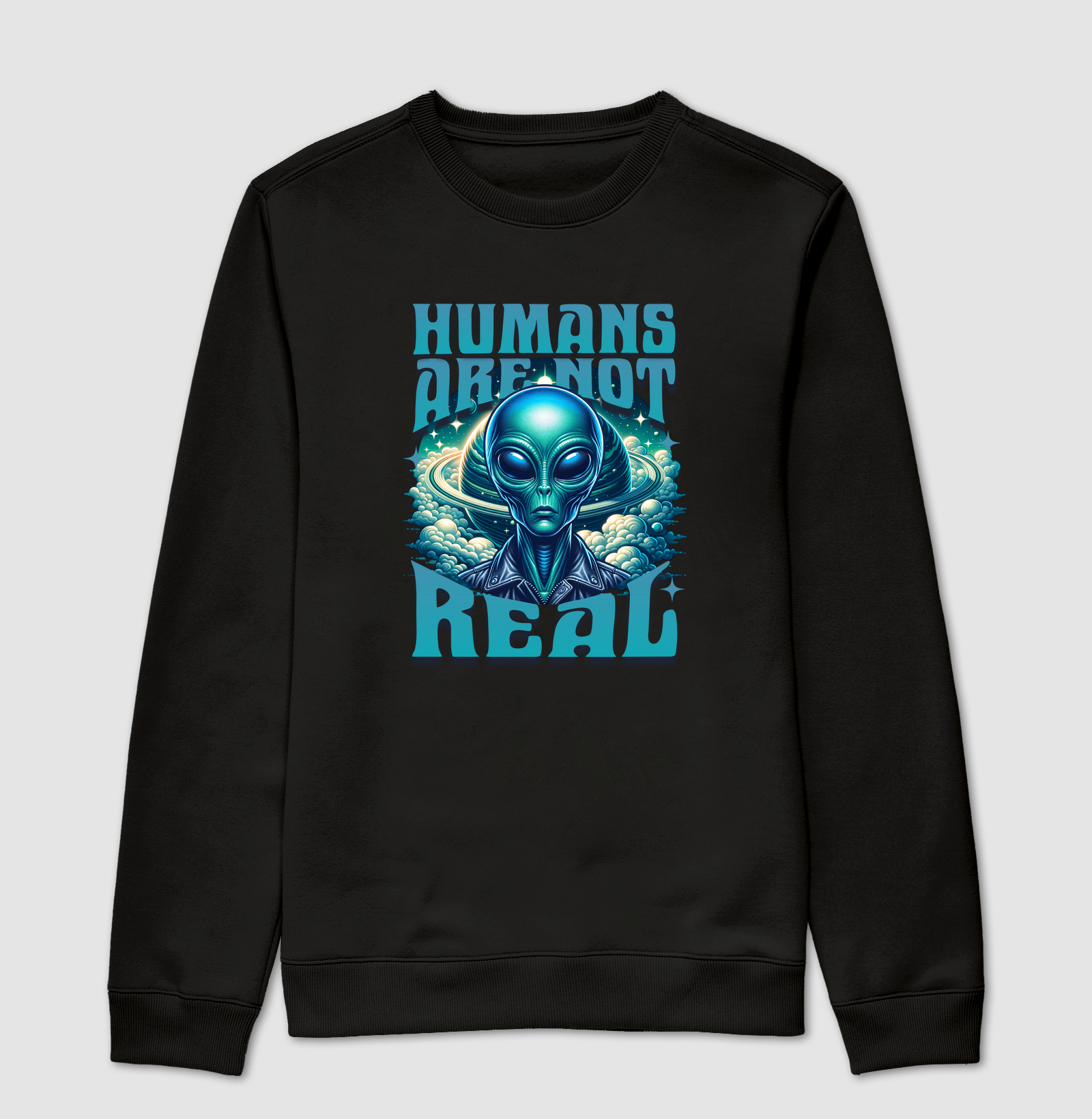 Humans Are Not Real - Suéter Moletom