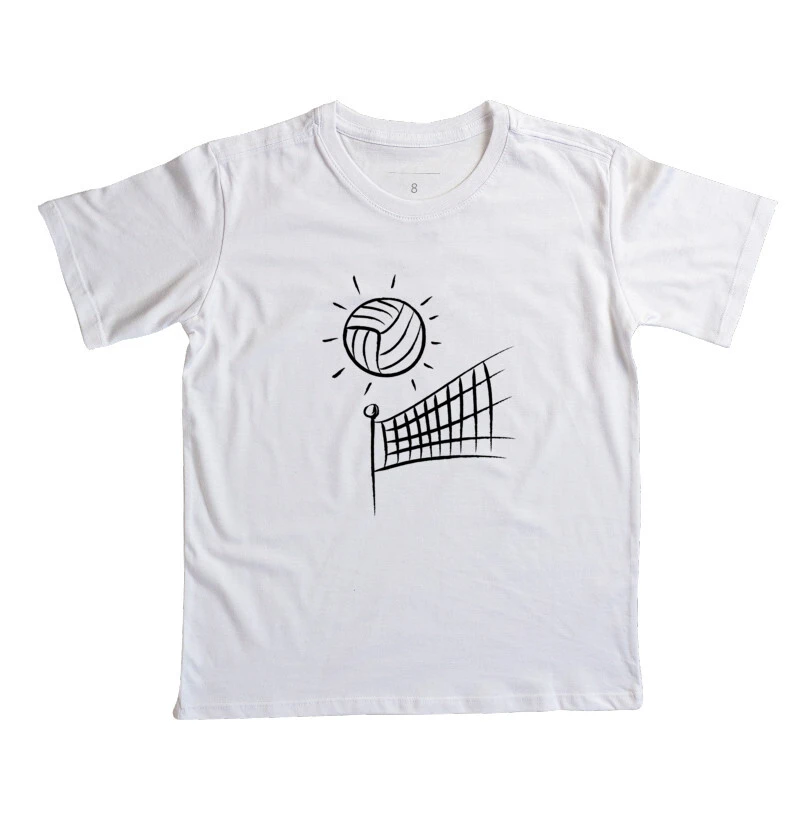 Camiseta Infantil Sol Voleibol
