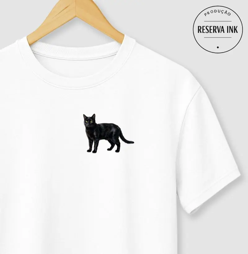Gato Preto Minimalista