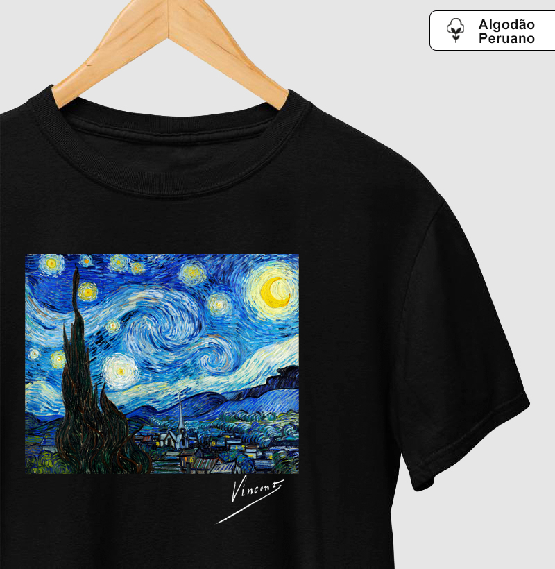 A Noite Estrelada (1889) V2 - Van Gogh