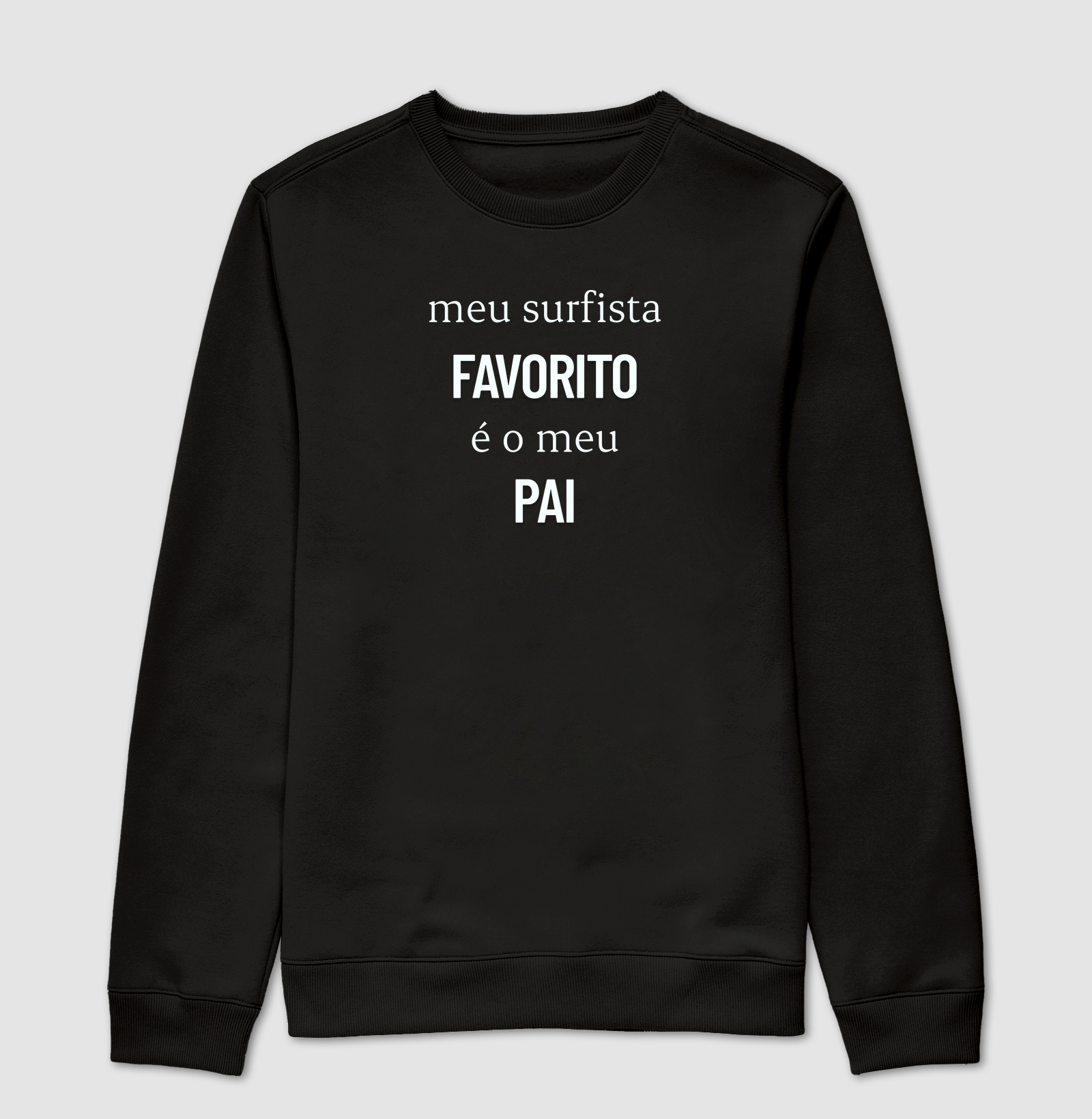 Meu surfista favorito é o meu pai