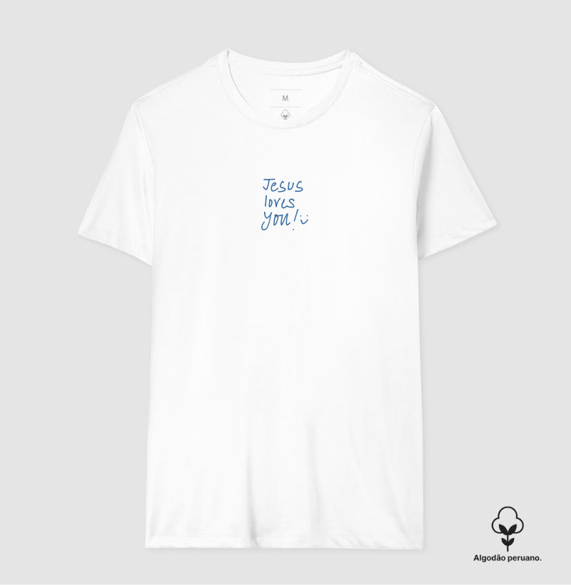 T-SHIRT PIMA JESUS LOVES YOU