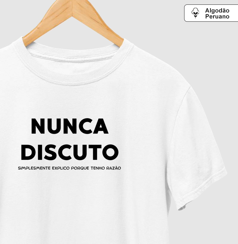 Nunca discuto
