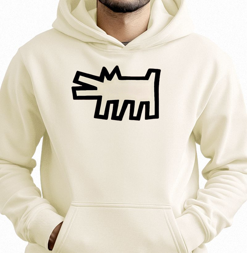 Keith Haring Dog Hoodie
