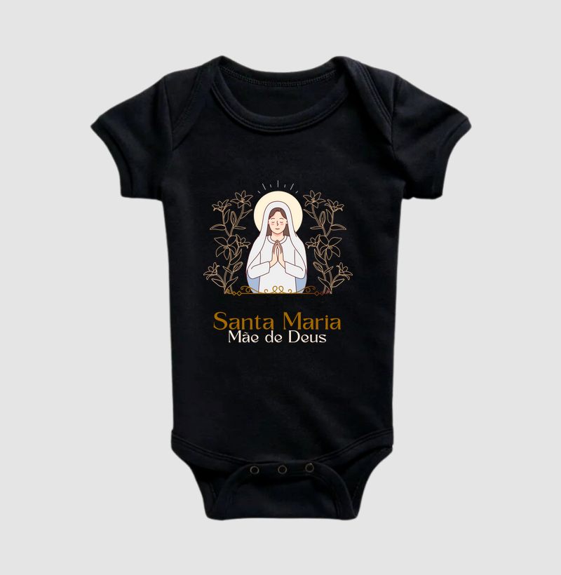 Body para Bebê Santa Maria Mãe de Deus