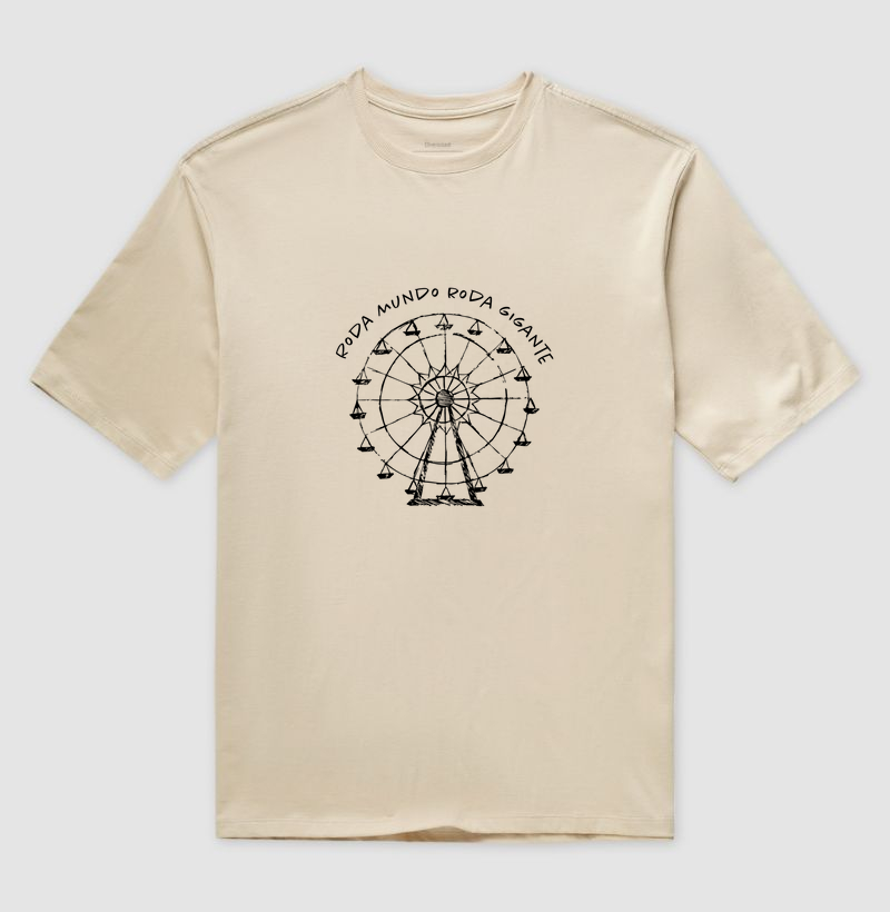 Camiseta Chico Buarque - Roda Mundo, Roda Gigante