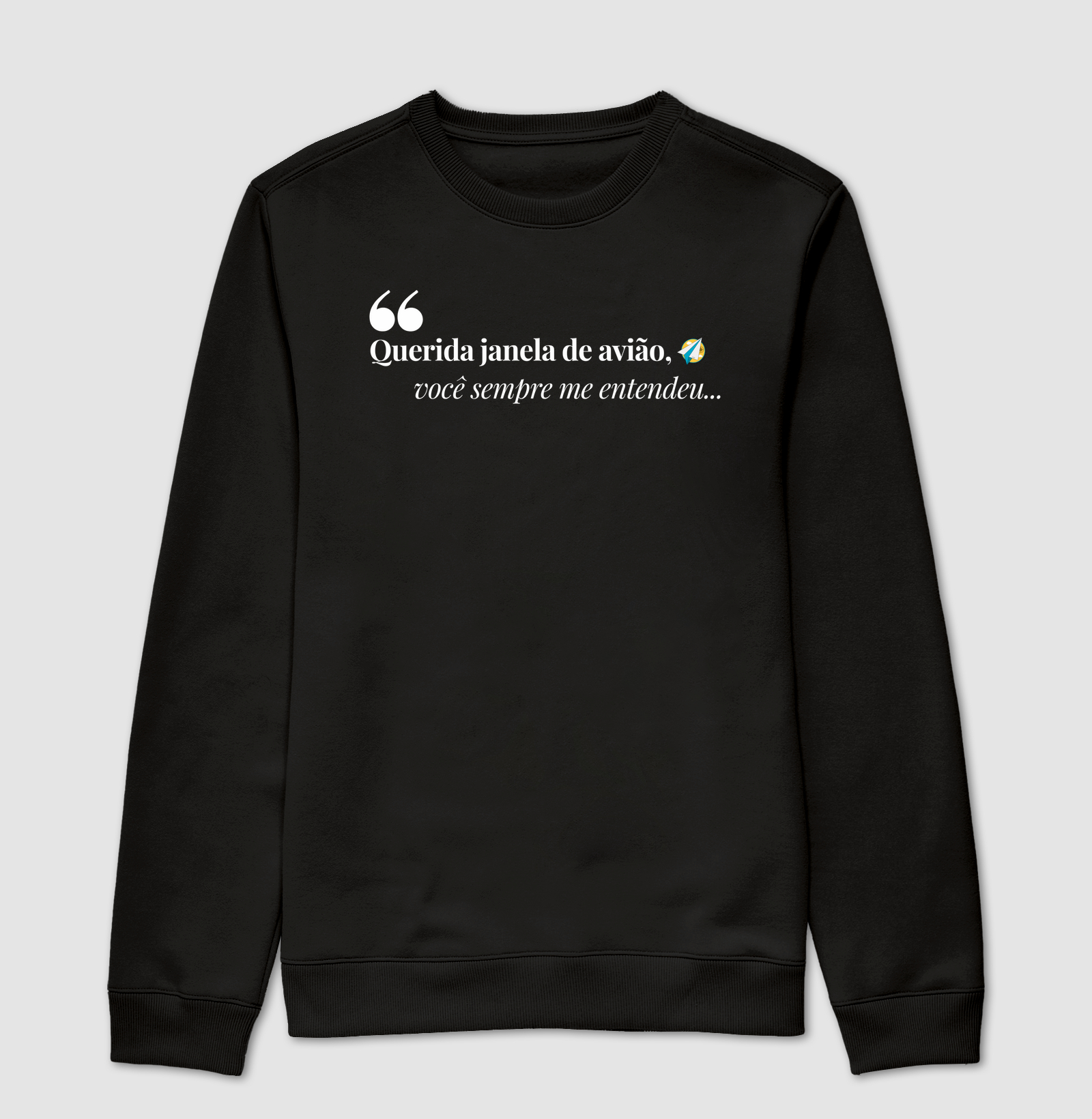 Querida janela de avião, você sempre me entendeu...