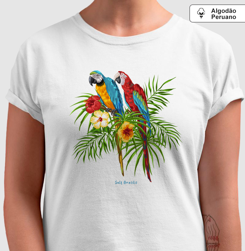 LAÇO BRASILIS™ - Camiseta Algodão Peruano