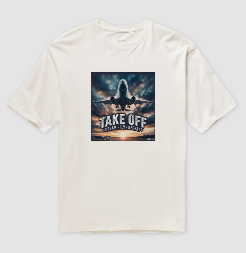Camiseta Aerovia Take Off sunset