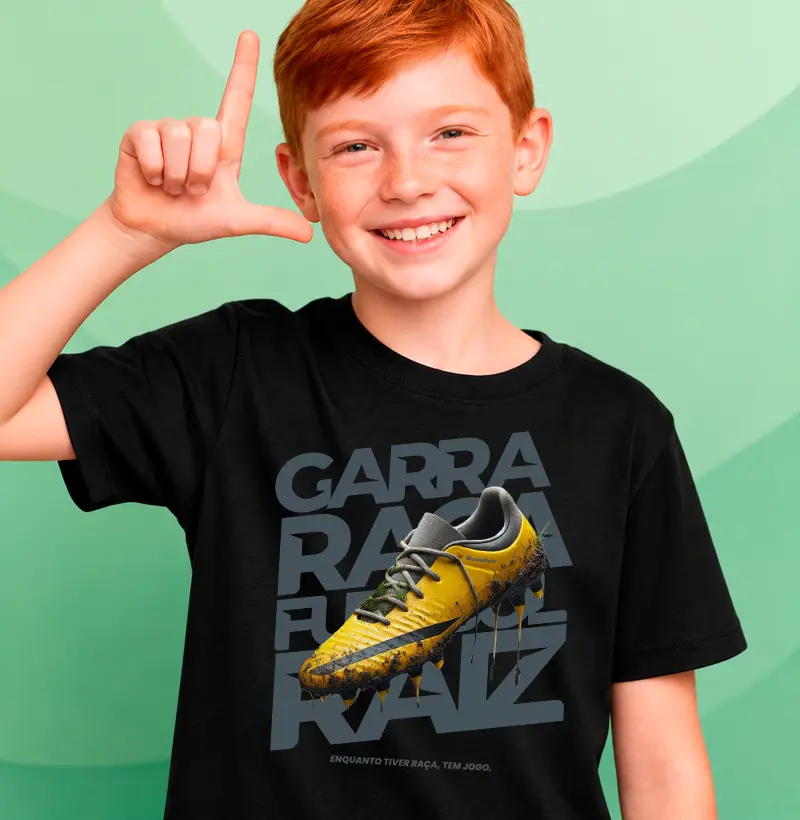 Garra, Raça, Futebol Raiz - Kids