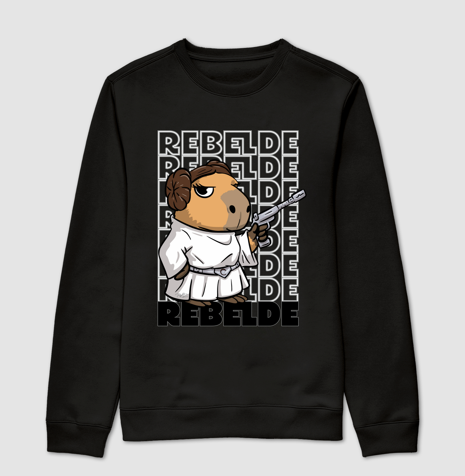 Camiseta Capivara Princesa - Suéter Moletom
