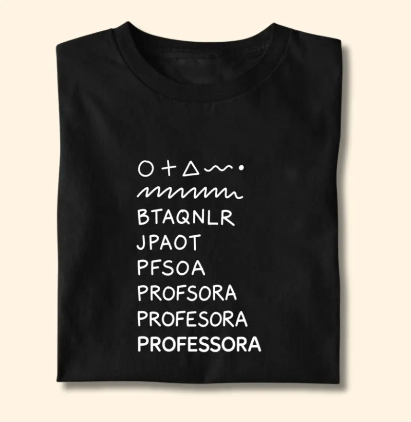 Camiseta | Níveis de Escrita 