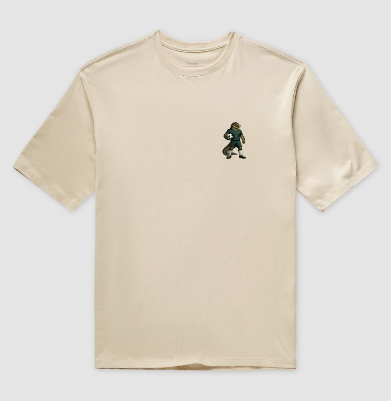 Camiseta Oversized Crocodilo Futebolista 