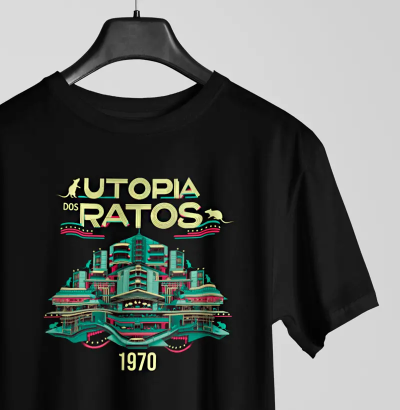 Camiseta - "Utopia dos Ratos"