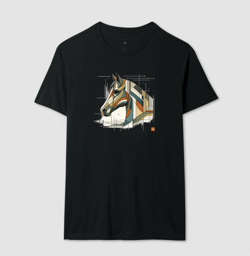Camiseta Cavalo Geometrico