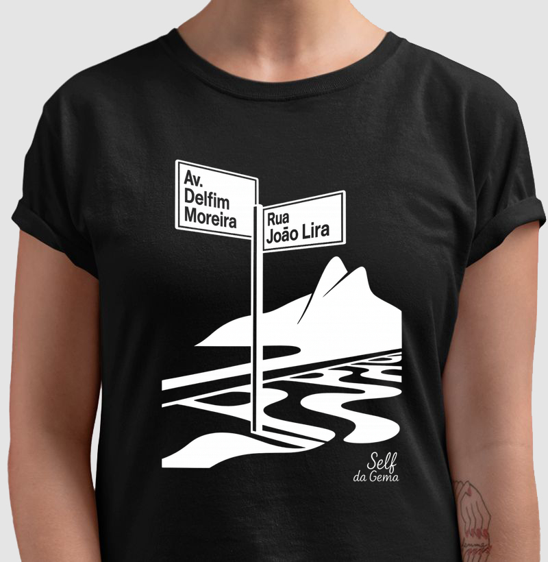 DELFIM & LIRA "BLACK" - Camiseta