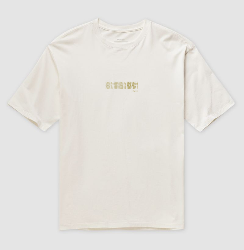 Camiseta Oversized God's Timing Is Perfect