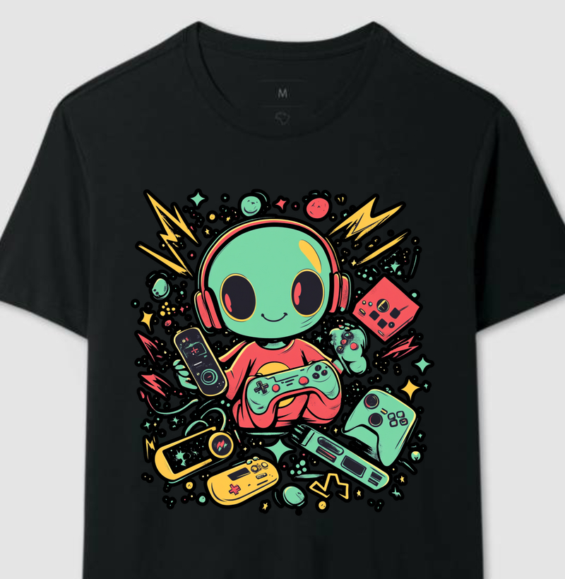 Camisa alien gamer 2