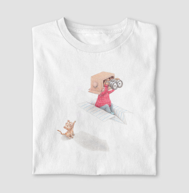 Camiseta Avião de Papel 