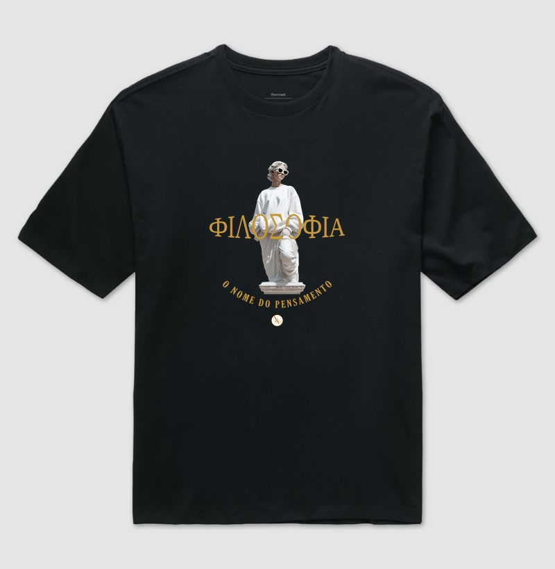 "O Nome do Pensamento" — Estampa Filosofia Grega & Streetwear